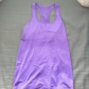 Purple Lulu lemon racer back tank top